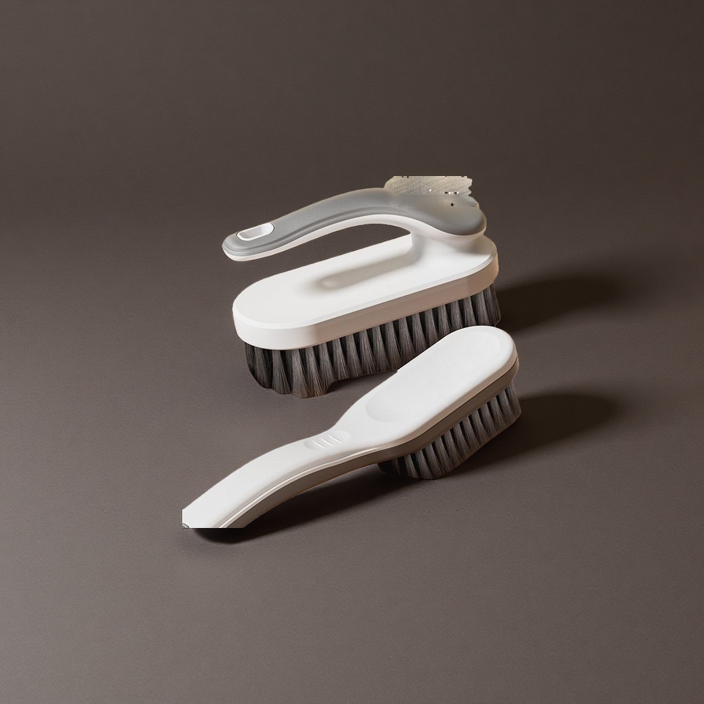 Multi-functional cleaning brush, soft bristle brush for removing dirt from kitchen and bathroom crevices