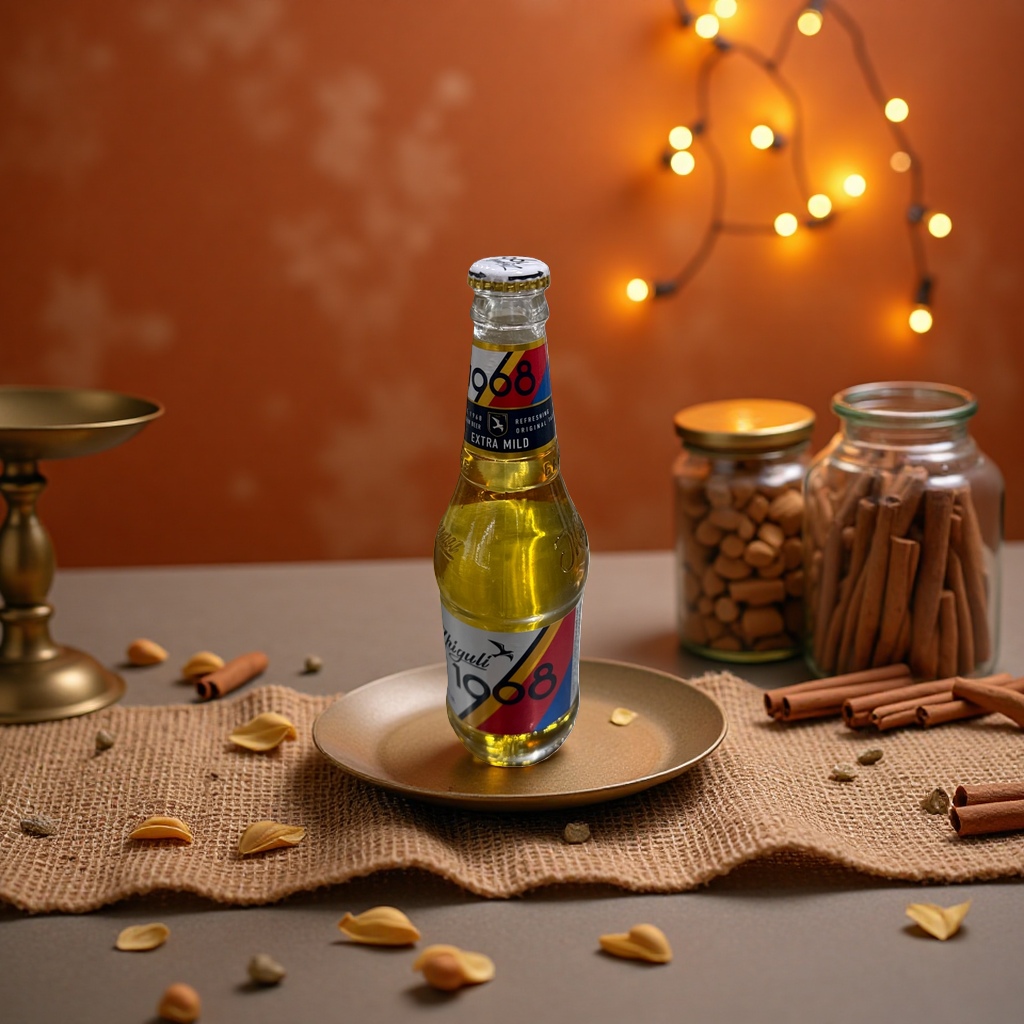 1968 Beer in glass bottle, 500ml, rich original flavor, refreshing malt aroma Application Scenario