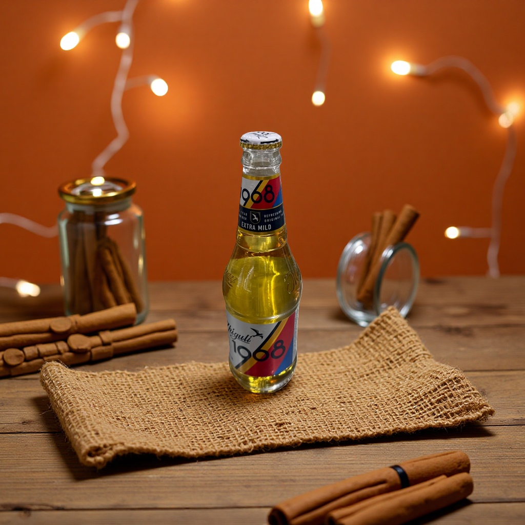 1968 Beer in glass bottle, 500ml, rich original flavor, refreshing malt aroma Specification image