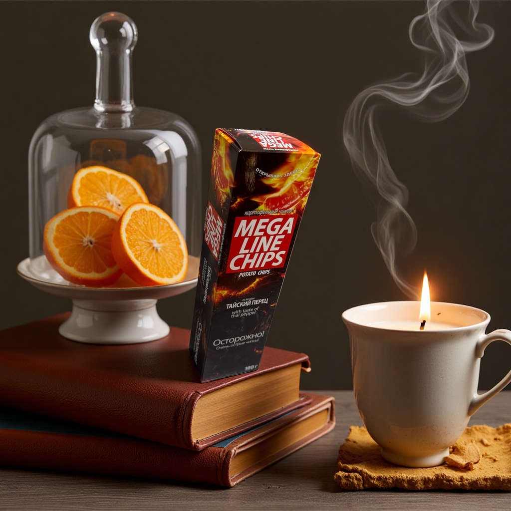 MEGA LINE CHIPS Special packaging box for Thai Chili Flavored Potato chips details Picture
