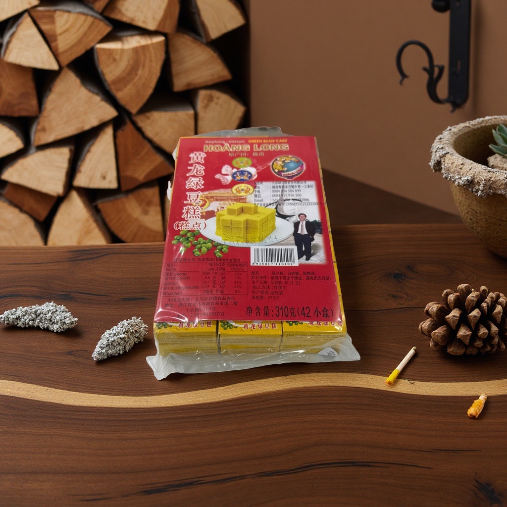 Huanglong Mung Bean Cake, a traditional handmade food, weighs 200g. The mung beans are fragrant, soft, glutinous and sweet without being greasy details Picture