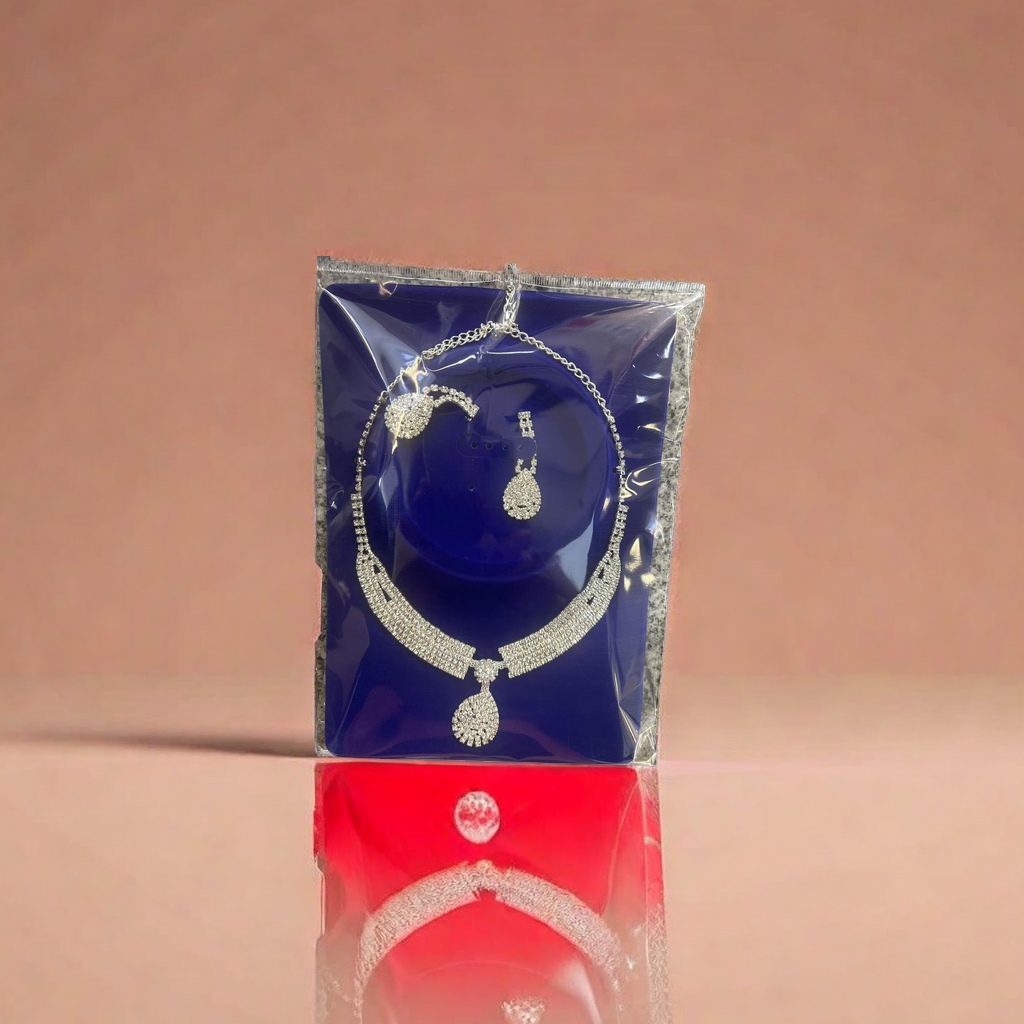 Jewelry necklace and earring set, fashionable and versatile, exquisite gift box for ladies Application Scenario