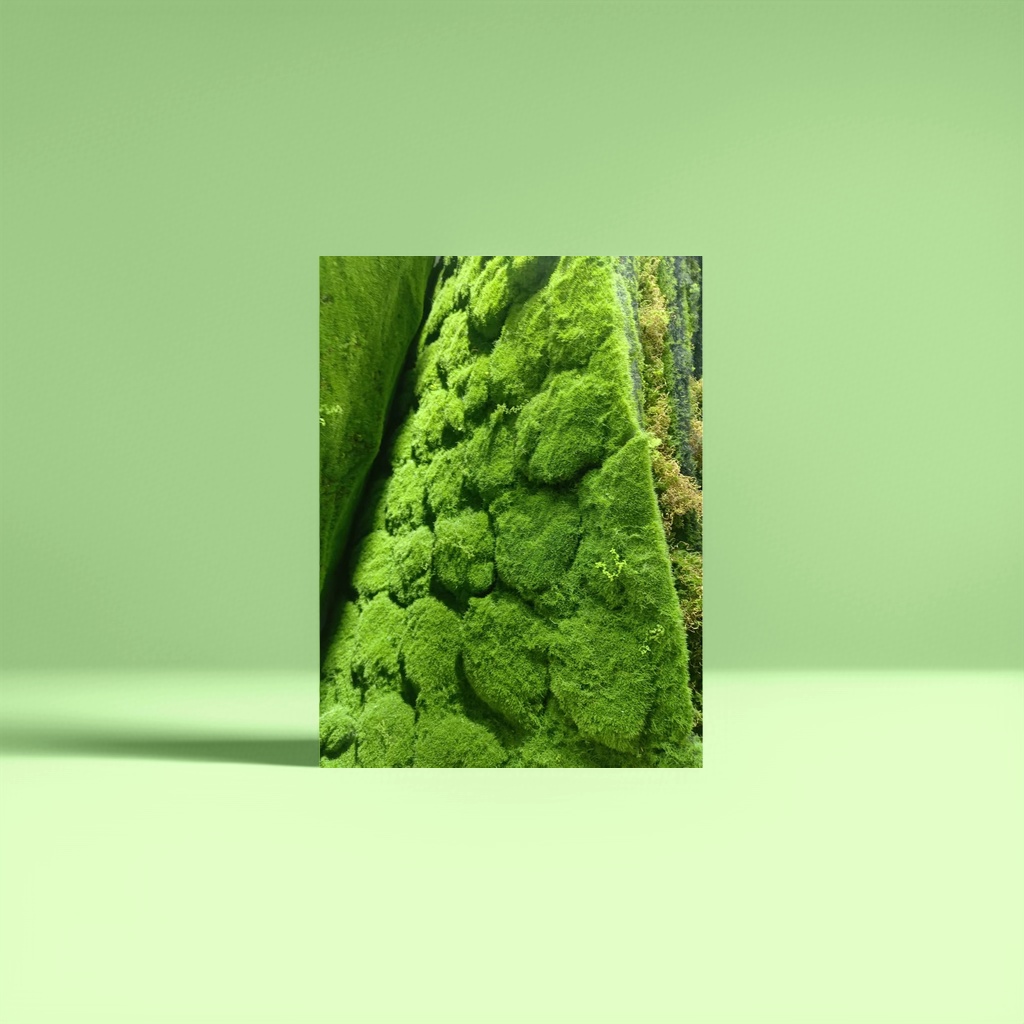 Green moss simulated rock surface decorative ornaments and garden landscaping materials details Picture