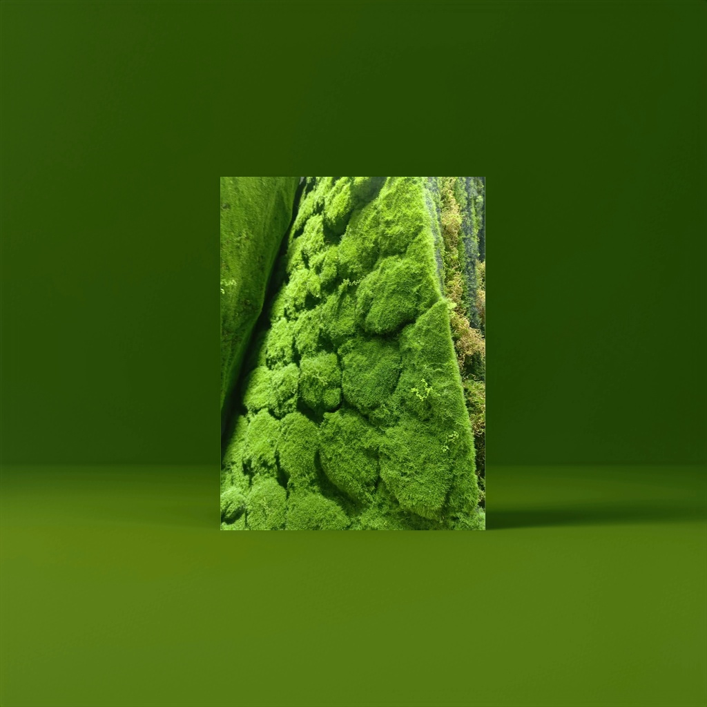 Green moss simulated rock surface decorative ornaments and garden landscaping materials Application Scenario