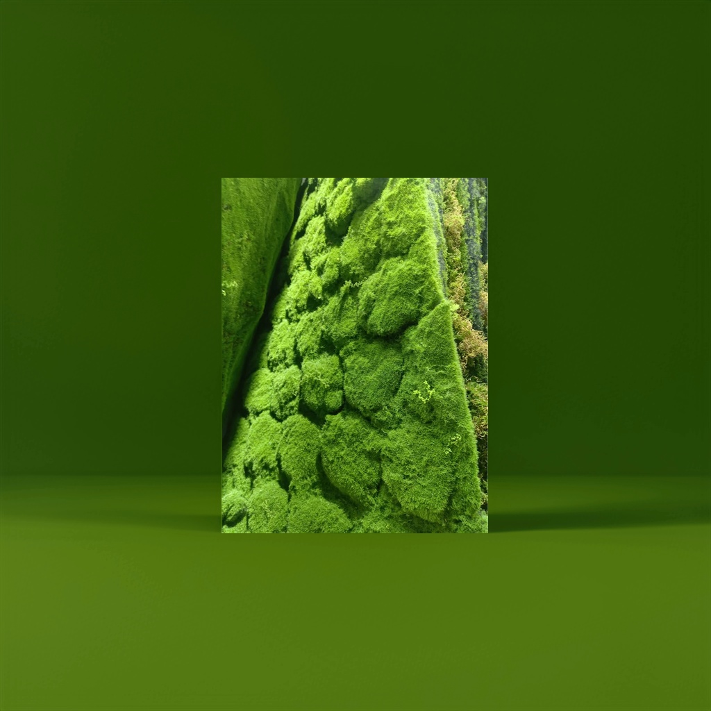 Green moss simulated rock surface decorative ornaments and garden landscaping materials Specification image