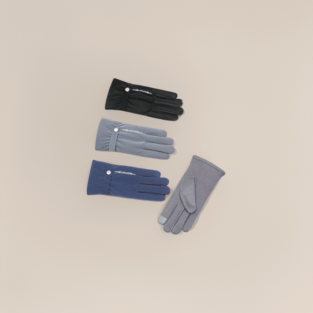 New thickened warm gloves for autumn and winter, unisex cold-proof knitted gloves details Picture