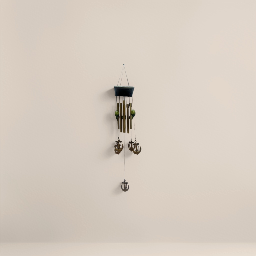 Copper wind chime, retro courtyard decoration, wind chime hanging ornaments, suitable for indoor, balcony and outdoor use. 124630162 details Picture
