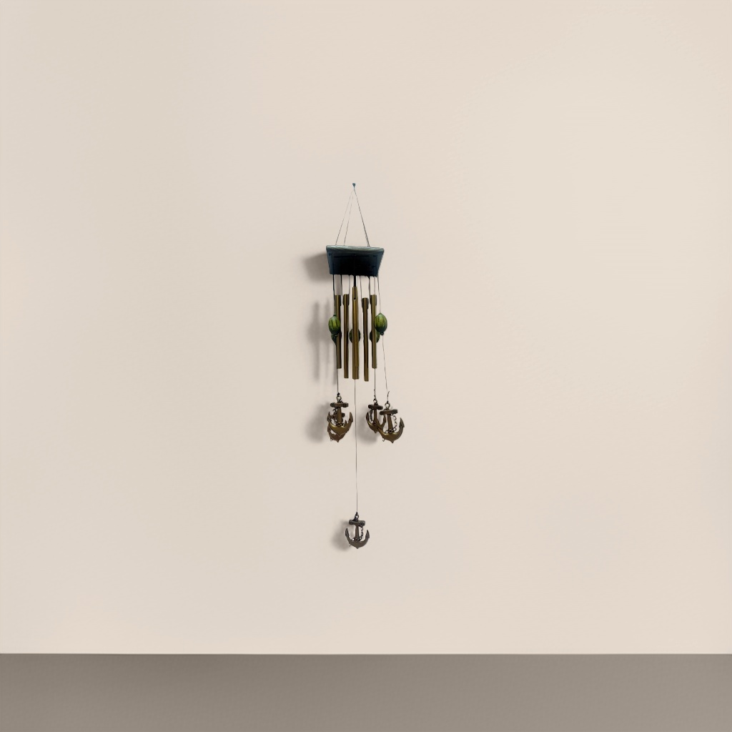 Copper wind chime, retro courtyard decoration, wind chime hanging ornaments, suitable for indoor, balcony and outdoor use. 124630162 Application Scenario