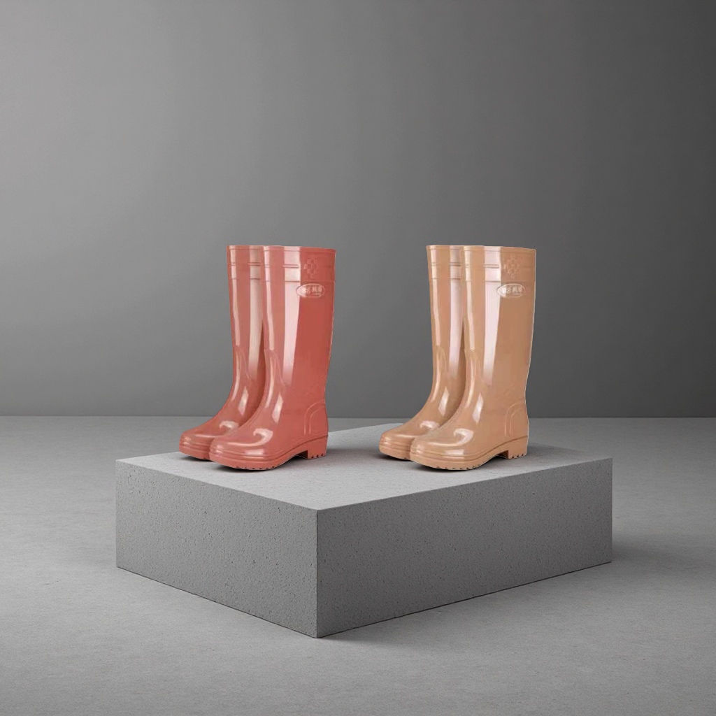 Women's rain boots, anti-slip thickened high-top rain boots, black waterproof and wear-resistant, specially designed for outdoor rainy days Application Scenario