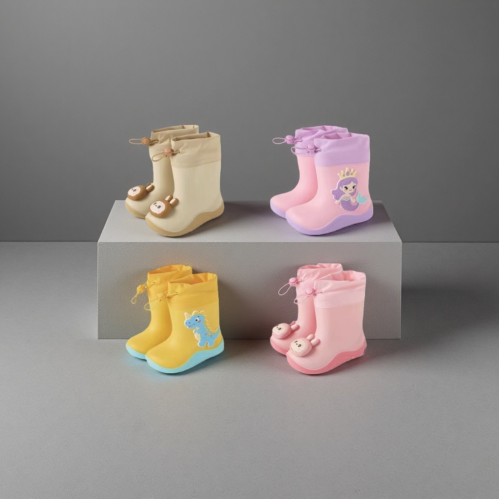Cartoon pattern children's rain boots are waterproof, anti-slip, comfortable and breathable for spring and autumn Application Scenario