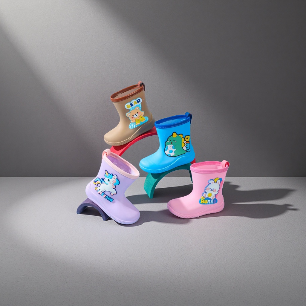 Cartoon pattern children's rain boots are waterproof, anti-slip, comfortable and breathable, suitable for children aged 3 to 12 Application Scenario