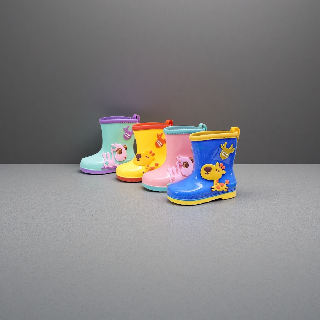 Colorful cartoon children's rain boots are waterproof, anti-slip, thickened and warm, specially designed for spring, autumn and rainy days Application Scenario