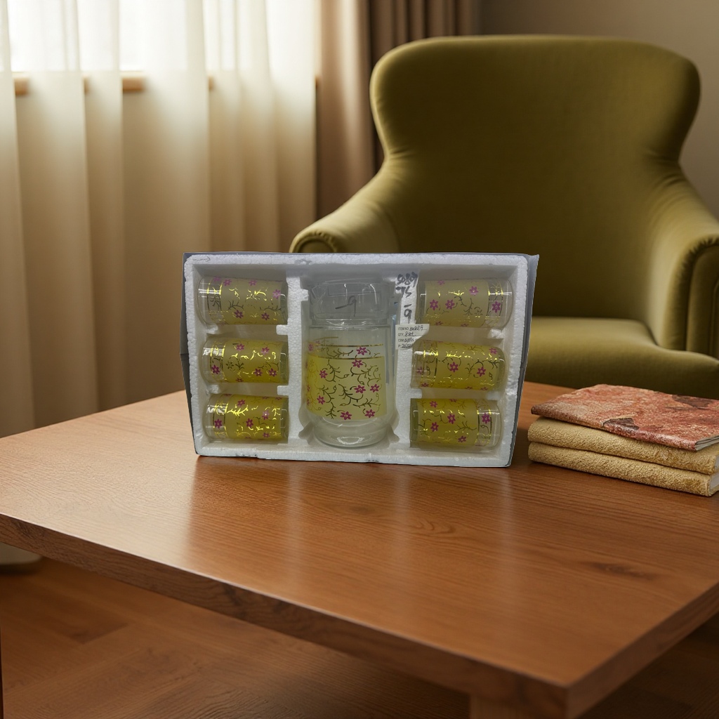 A set of 6 Nordic-style glass cups, featuring high borosilicate heat-resistant and explosion-proof water cups for home and office use Application Scenario