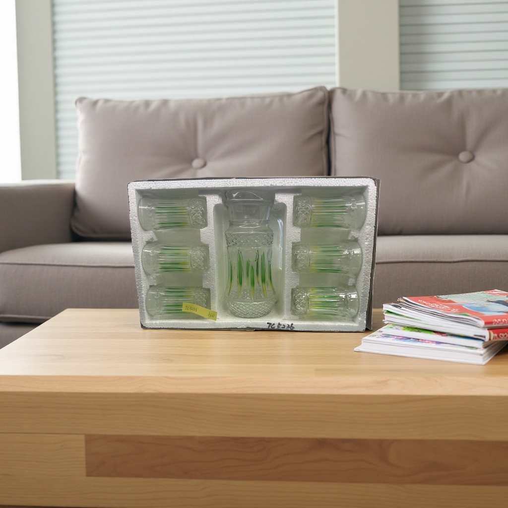 غلايات زجاجية من السيليكون عالية البورون مع أطقم أكواب من أجل شاي ساخن Specification image