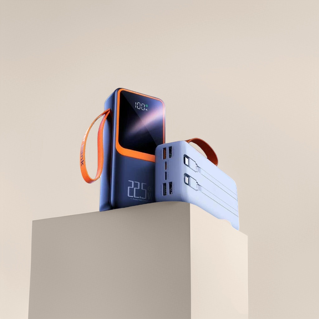 Power bank: 20000mAh large-capacity fast-charging mobile power bank with dual USB output