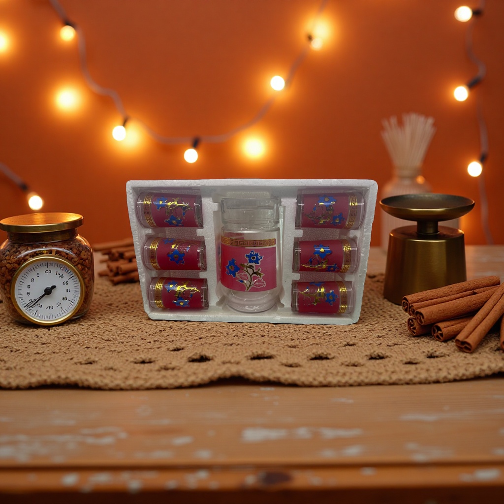 This glass cup set contains 6 pieces of high borosilicate heat-resistant transparent water cups for home and office use Application Scenario