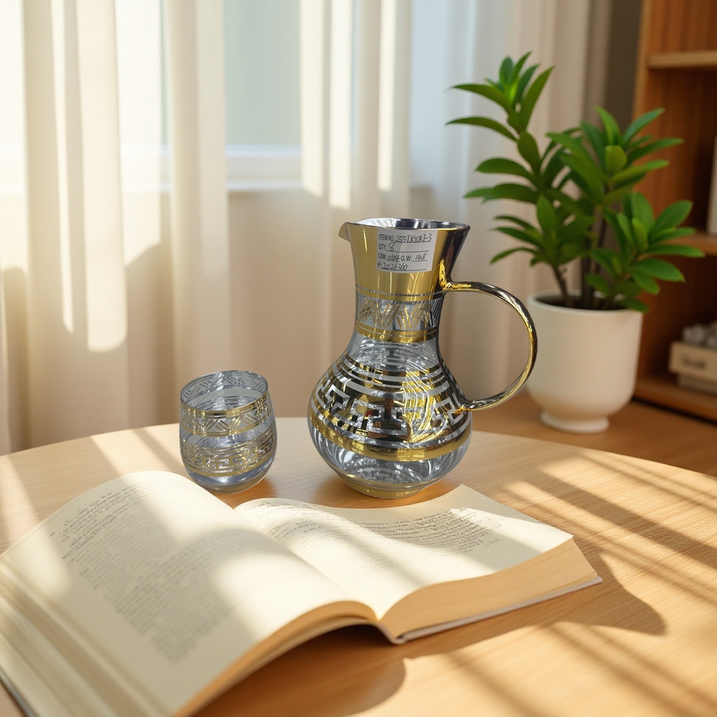 Glass water bottle and cup set, heat-resistant high borosilicate teapot with cup gift box Application Scenario