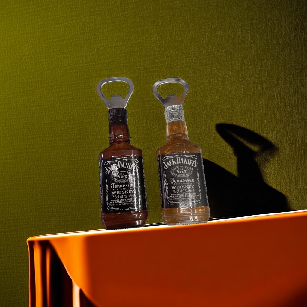 Jack Daniels威士忌瓶造型开瓶器 瓶形创意开瓶工具