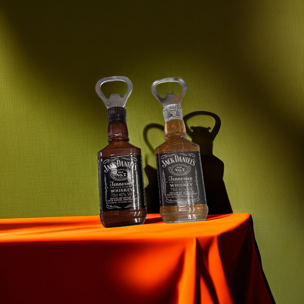 Jack Daniels威士忌瓶造型开瓶器 瓶形创意开瓶工具产品图