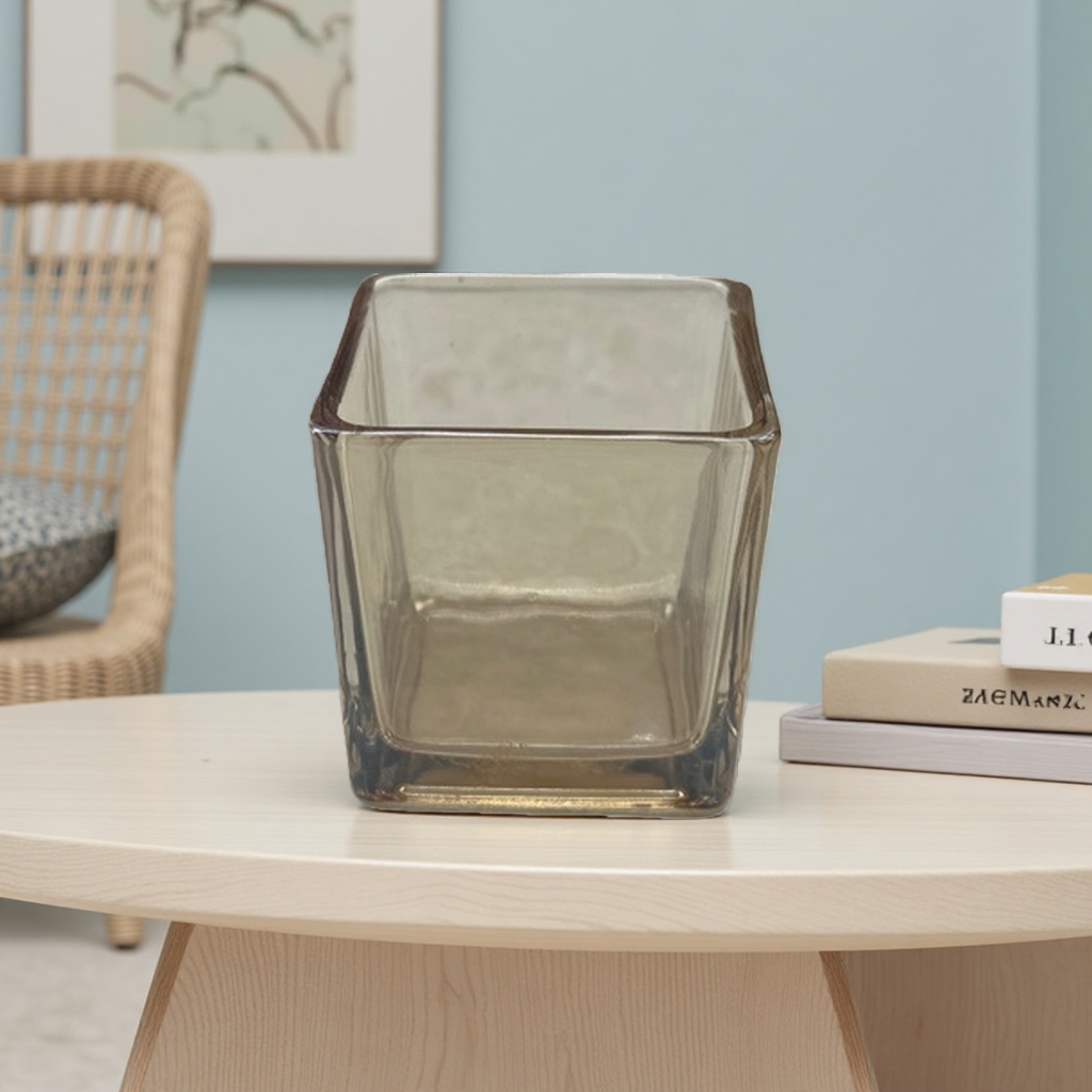 Transparent glass cup with lead-free crystal texture, direct drinking cup for office desk, high light transmittance, resistant to cold and heat details Picture