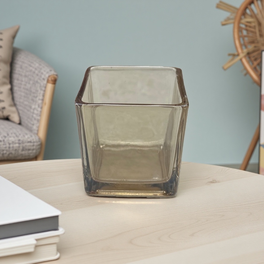 Transparent glass cup with lead-free crystal texture, direct drinking cup for office desk, high light transmittance, resistant to cold and heat