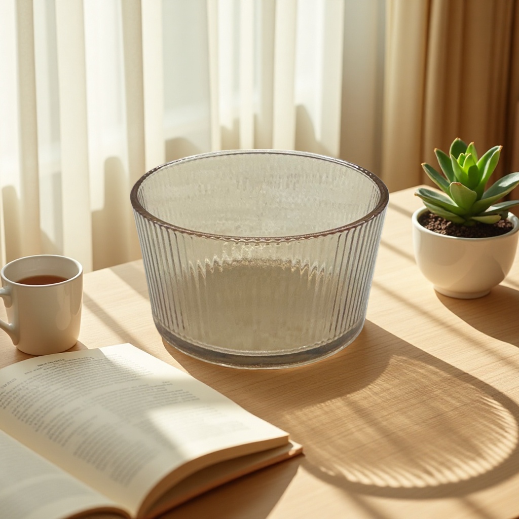 Amber glass cup, high borosilicate heat-resistant transparent water cup, household juice cup 350ml Application Scenario
