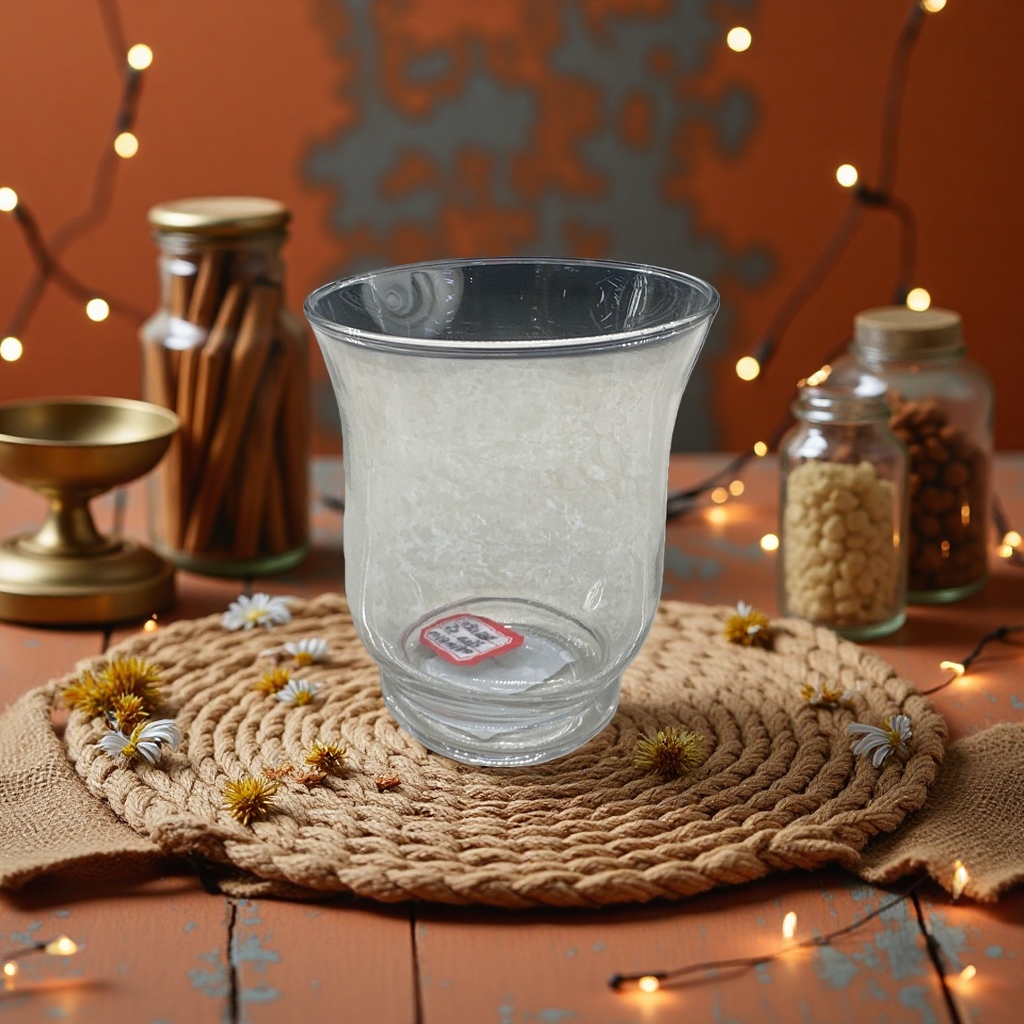 350ml high borosilicate transparent glass cup, household and office water cup, tea and coffee cup