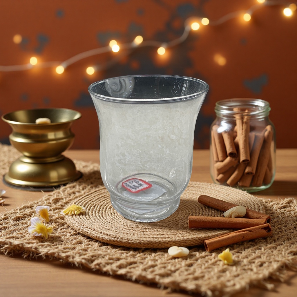 350ml high borosilicate transparent glass cup, household and office water cup, tea and coffee cup details Picture