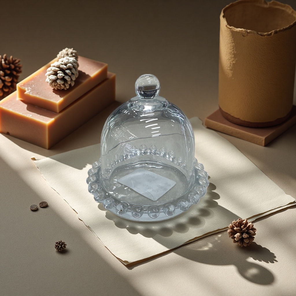 The transparent glass cover, dust-proof protective cover and desktop ornament are suitable for various scenarios