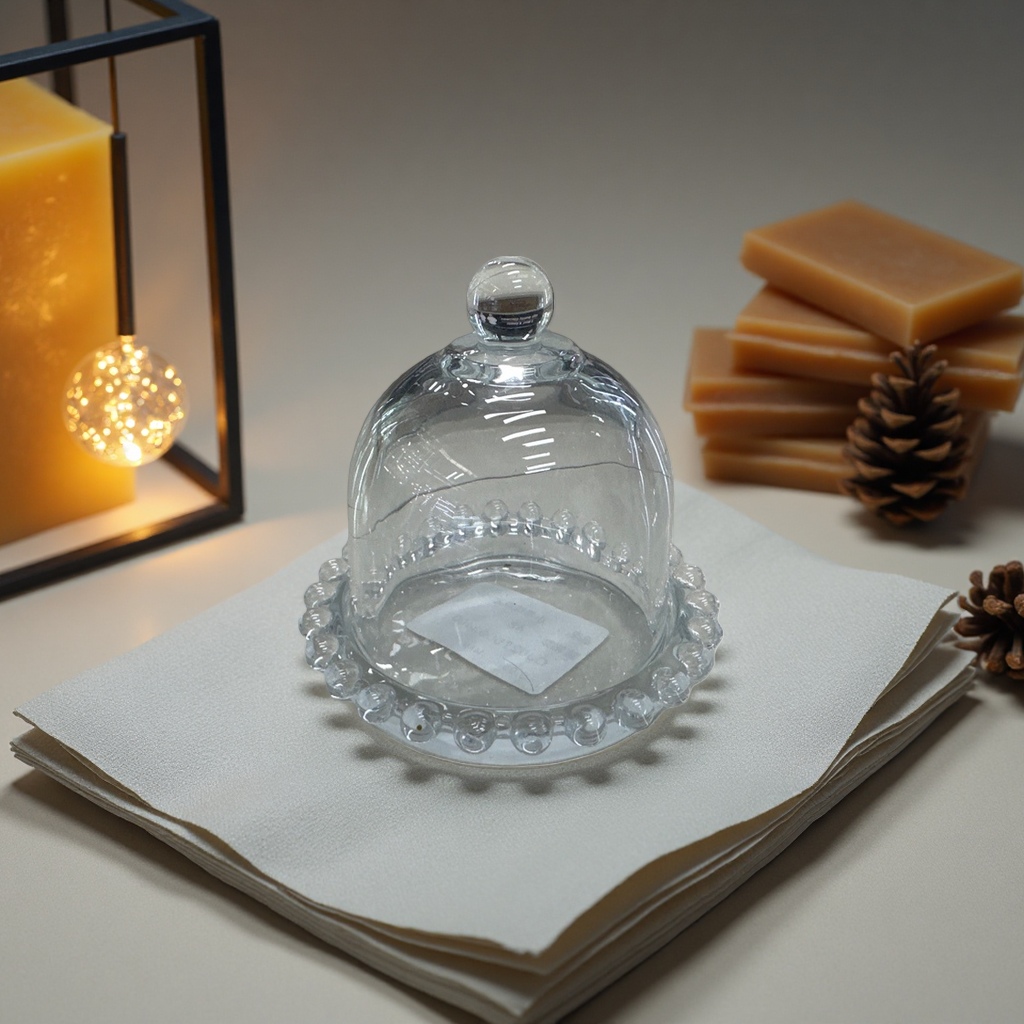 The transparent glass cover, dust-proof protective cover and desktop ornament are suitable for various scenarios Application Scenario