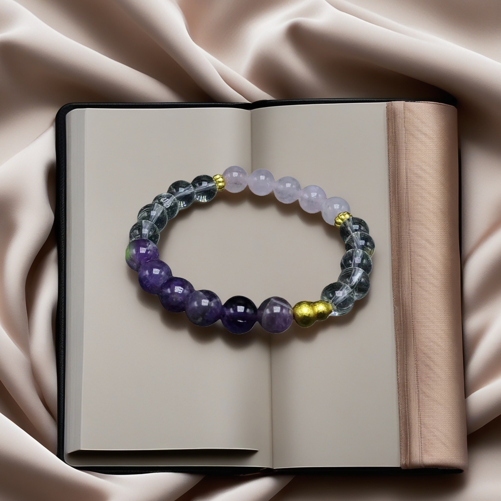 A simple, fashionable and versatile natural stone bracelet for women details Picture