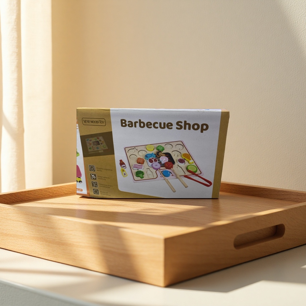 Barbecue Shop Children's Barbecue Toy Set Indoor and outdoor puzzle House game Application Scenario