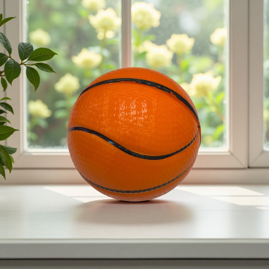 Orange basketball professional training rubber basketball standard No. 7 men's game ball details Picture
