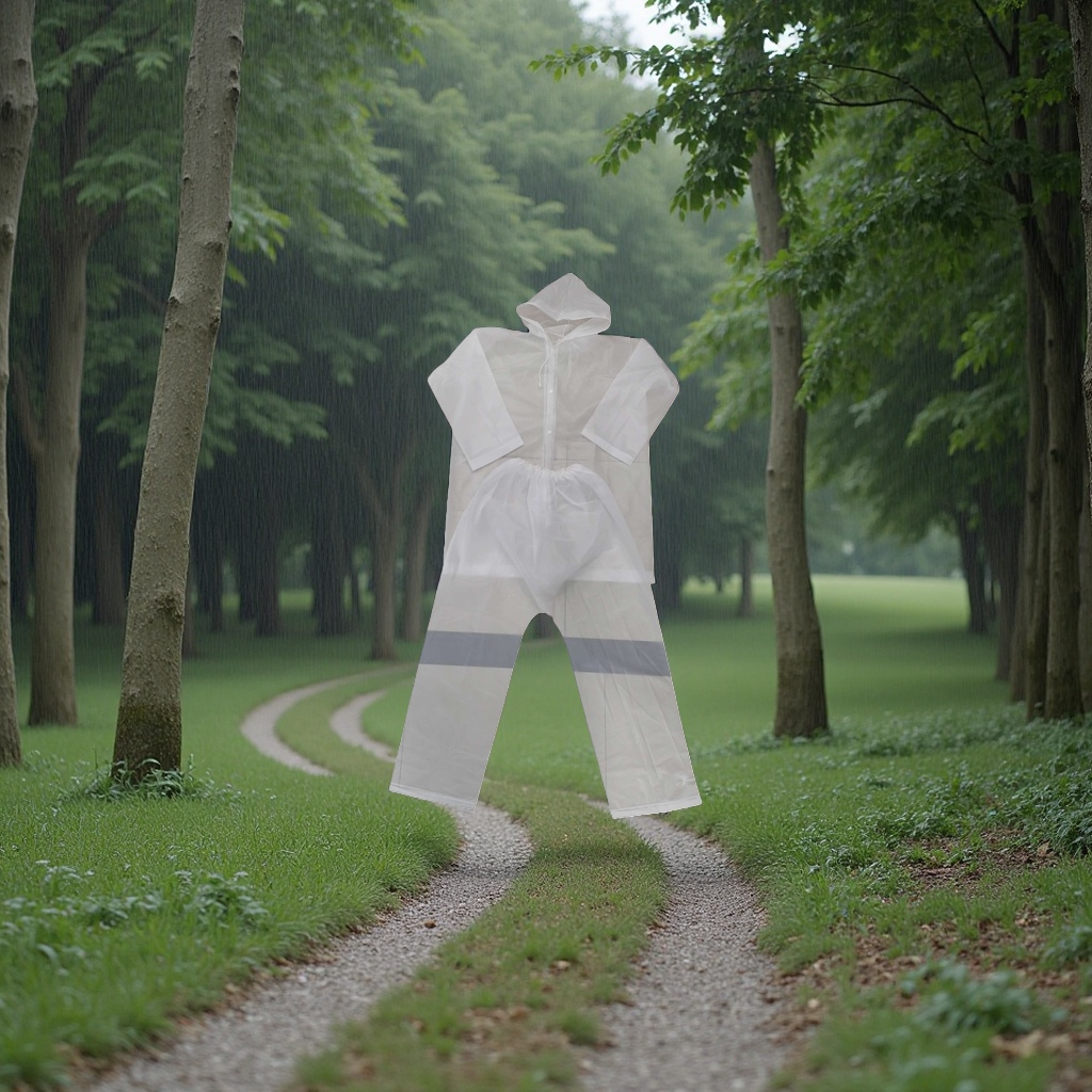 This multi-functional lightweight adult EVA cape raincoat is suitable for use in sports events, travel, team building, outdoor activities and other places. Specification image