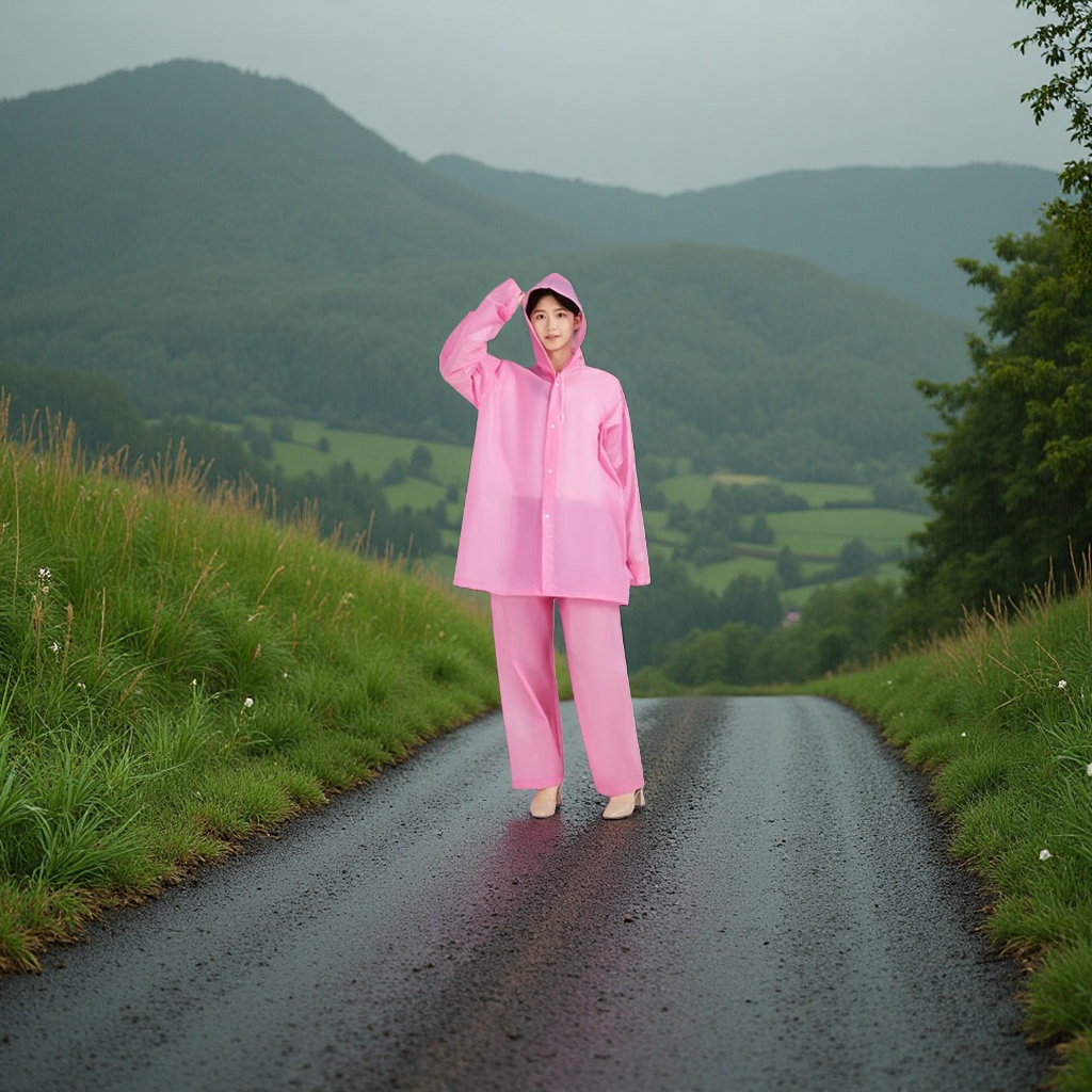 This multi-functional lightweight adult EVA cape raincoat is suitable for use in sports events, travel, team building, outdoor activities and other places. details Picture