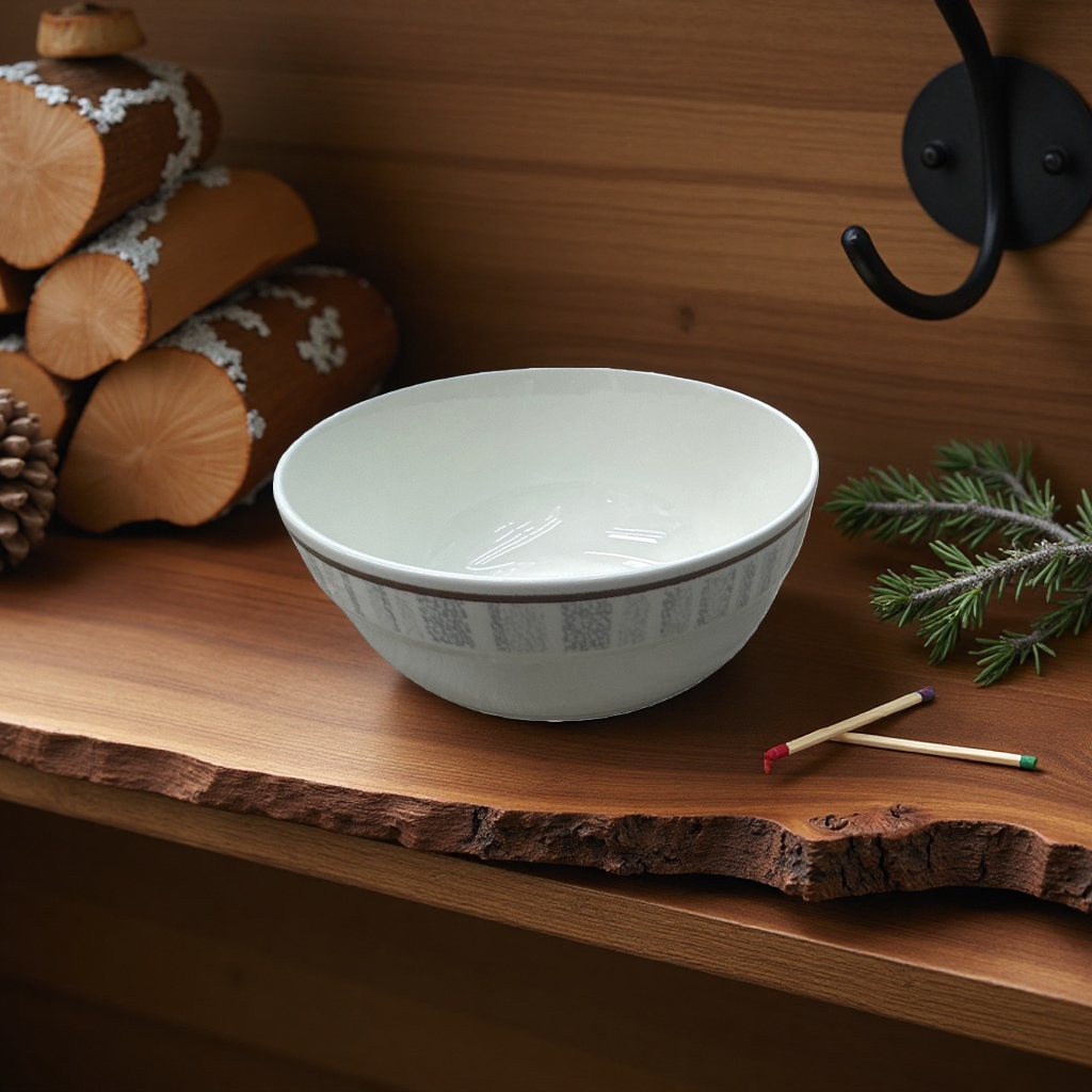 白色陶瓷碗+碗细节图