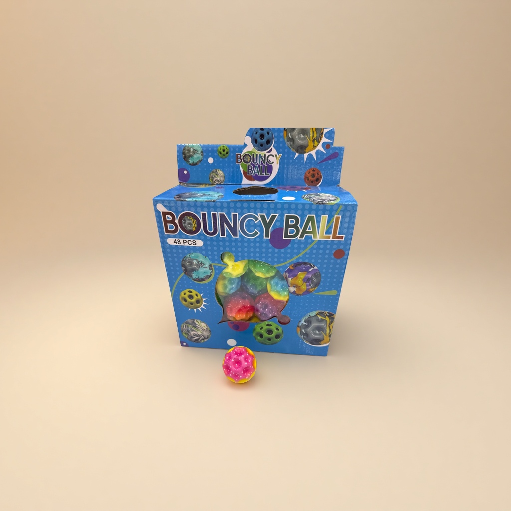 Colorful elastic balls with special packaging boxes are highly elastic, safe and non-toxic, and are children's educational toys Application Scenario