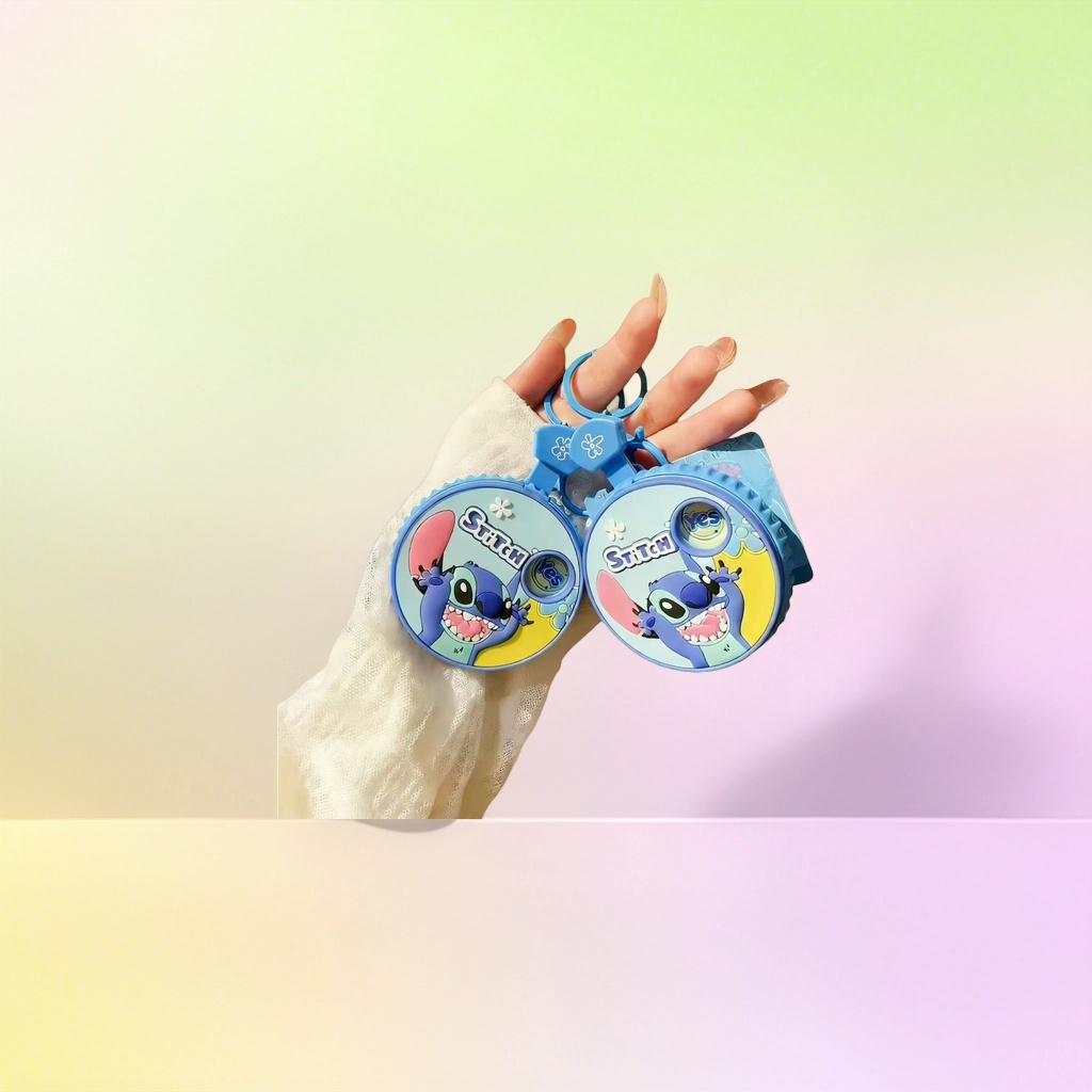 Stitch cartoon character keychain, cute pendant, portable bag accessory Application Scenario