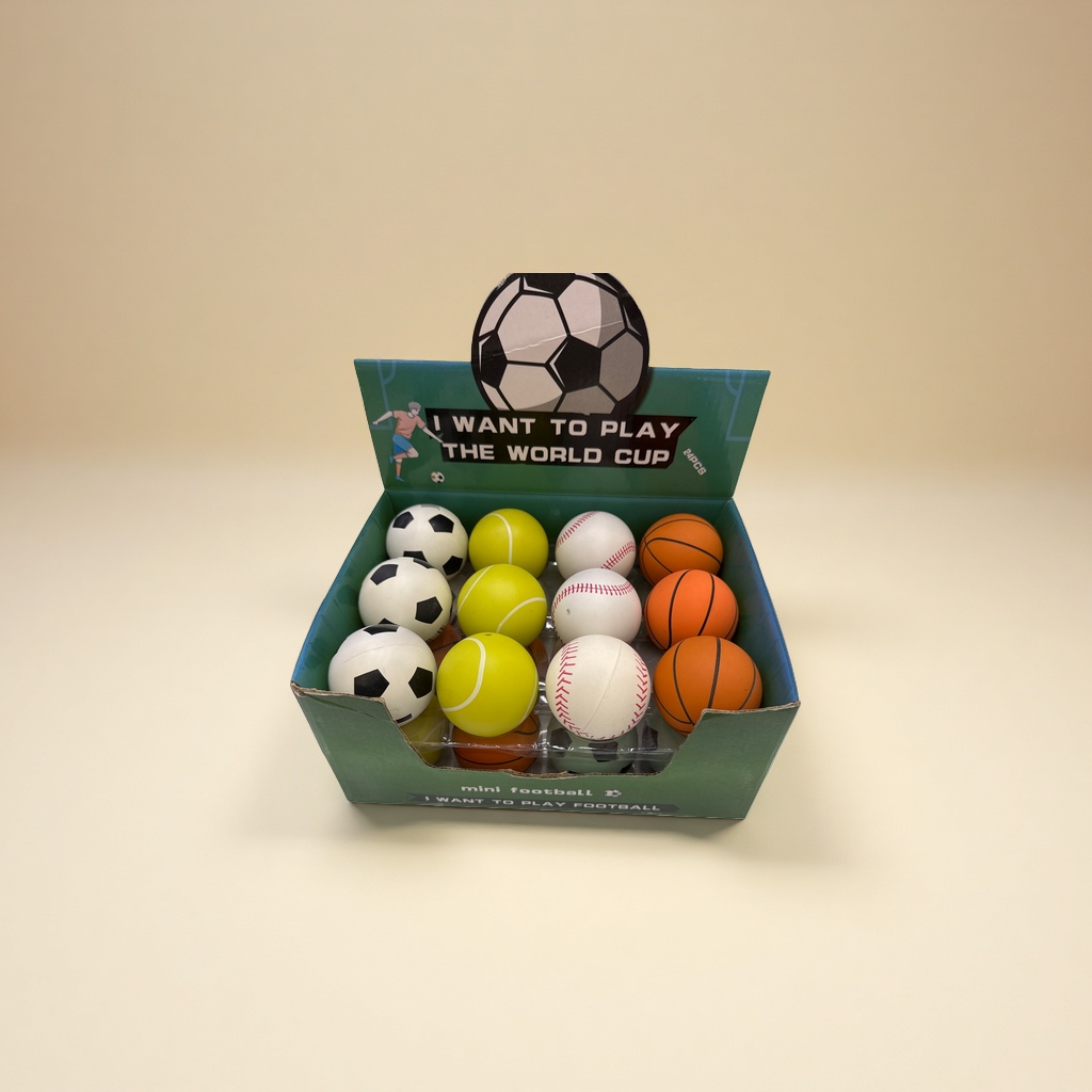 Mini football, tennis, baseball and basketball combination set toy balls