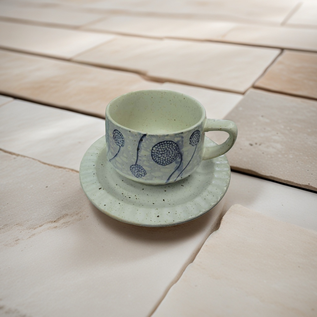 High borosilicate ceramic cup, heat-resistant and anti-scald household and office water cup, 350ml simple tea cup Specification image