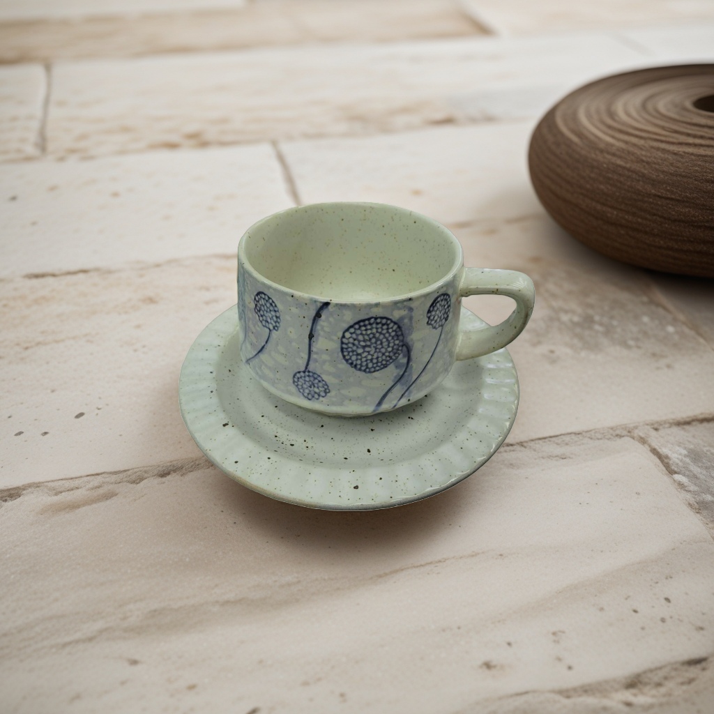 High borosilicate ceramic cup, heat-resistant and anti-scald household and office water cup, 350ml simple tea cup Application Scenario