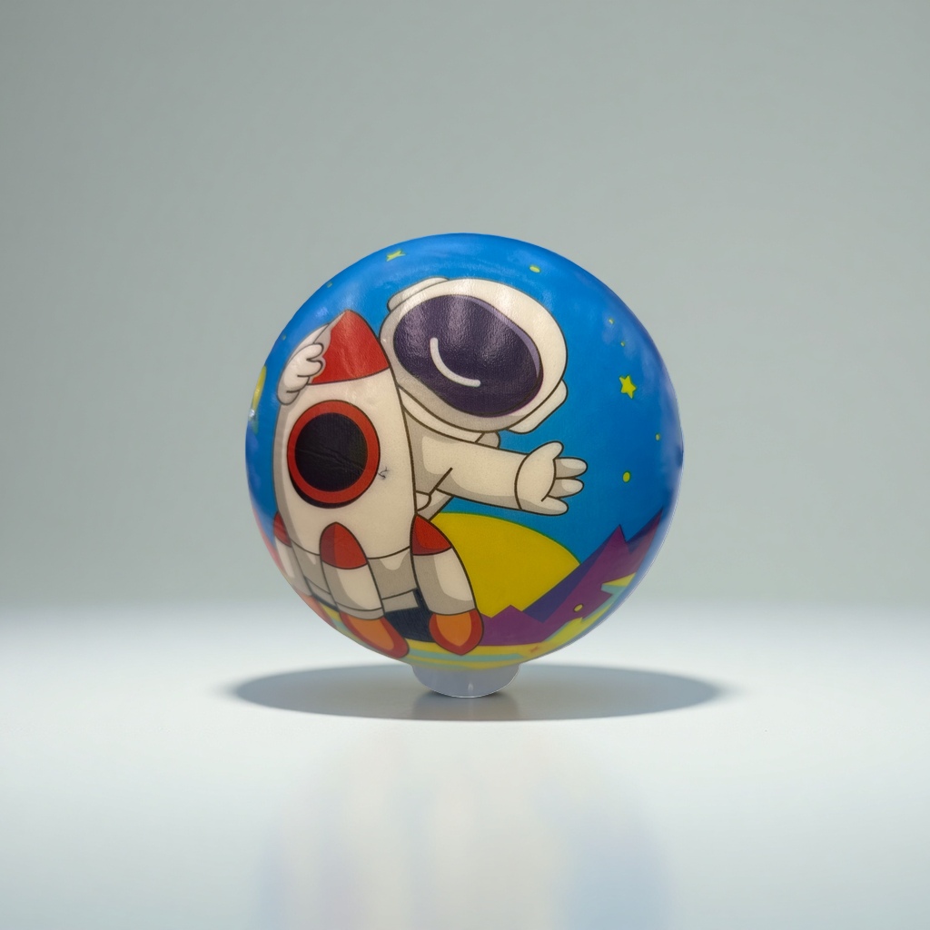 Cartoon astronaut sphere creative tabletop decoration for children's room bedroom, soft and cute fun Application Scenario