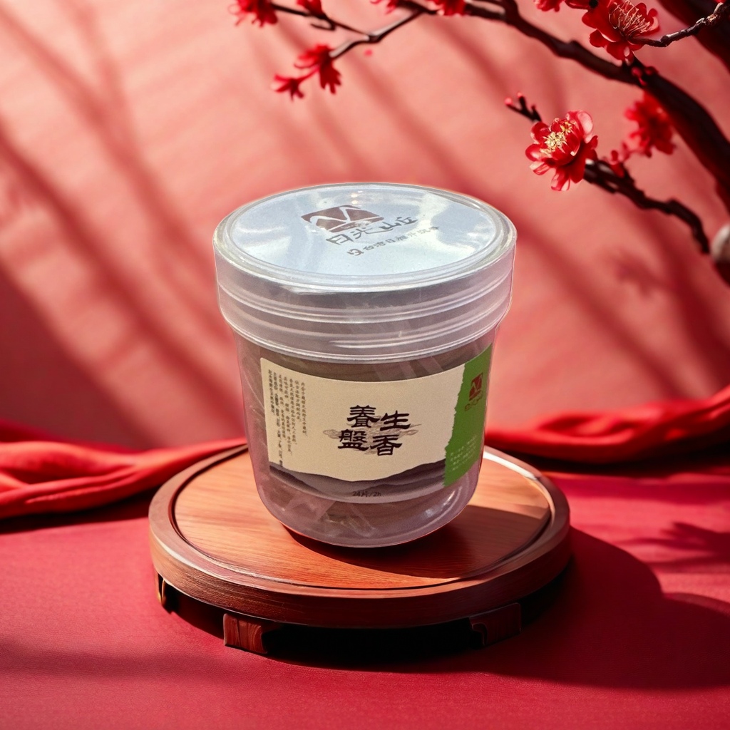 Health-preserving incense in a transparent plastic can, repelling mosquitoes, calming the mind and promoting sleep, with natural herbal fragrance details Picture