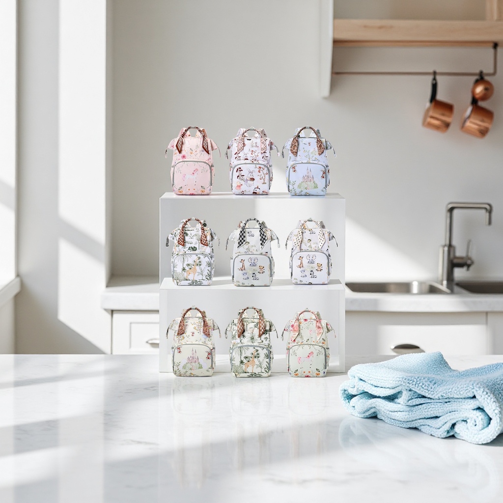 Rich in color, diverse in pattern, cute cartoon and fashionable design backpack