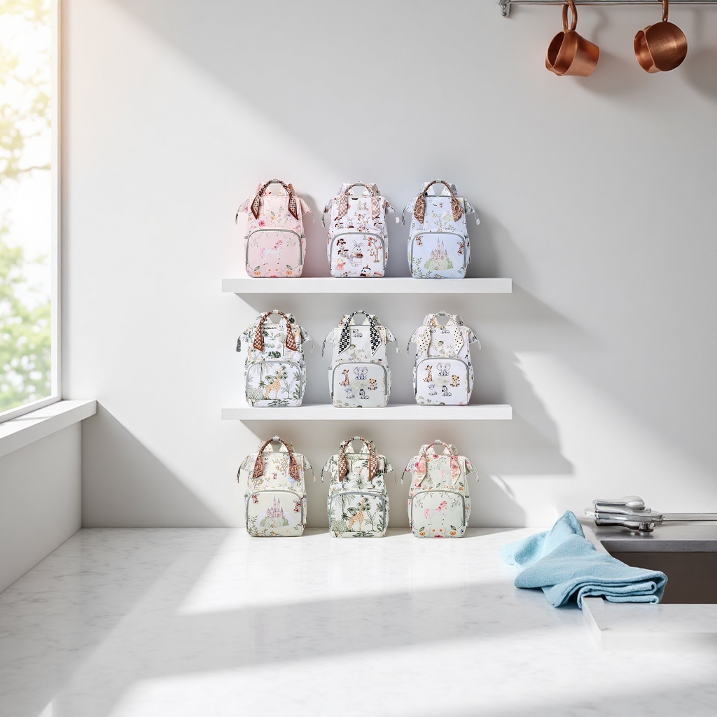 Rich in color, diverse in pattern, cute cartoon and fashionable design backpack Specification image