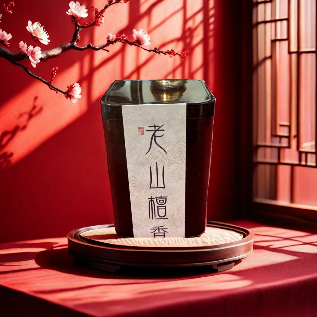 Old Mountain Sandalwood Incense Can, Natural agarwood Wood Fragrance Gift box Specification image