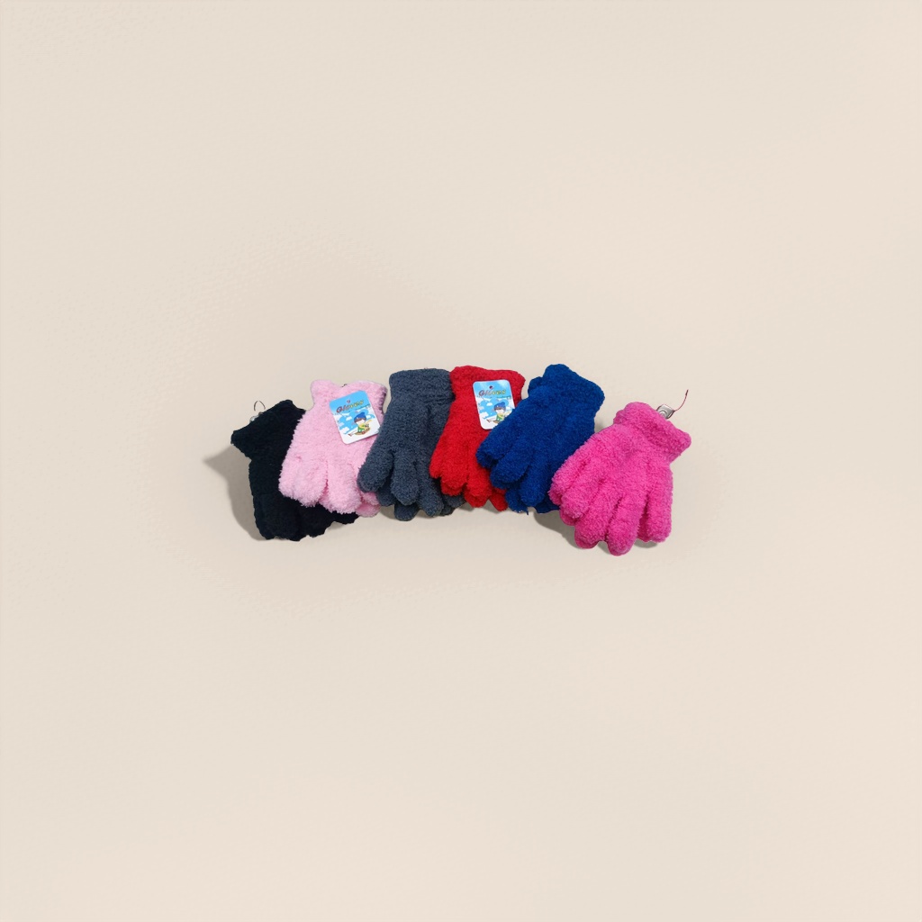 Thickened plush gloves for warm women's autumn and winter knitted gloves details Picture