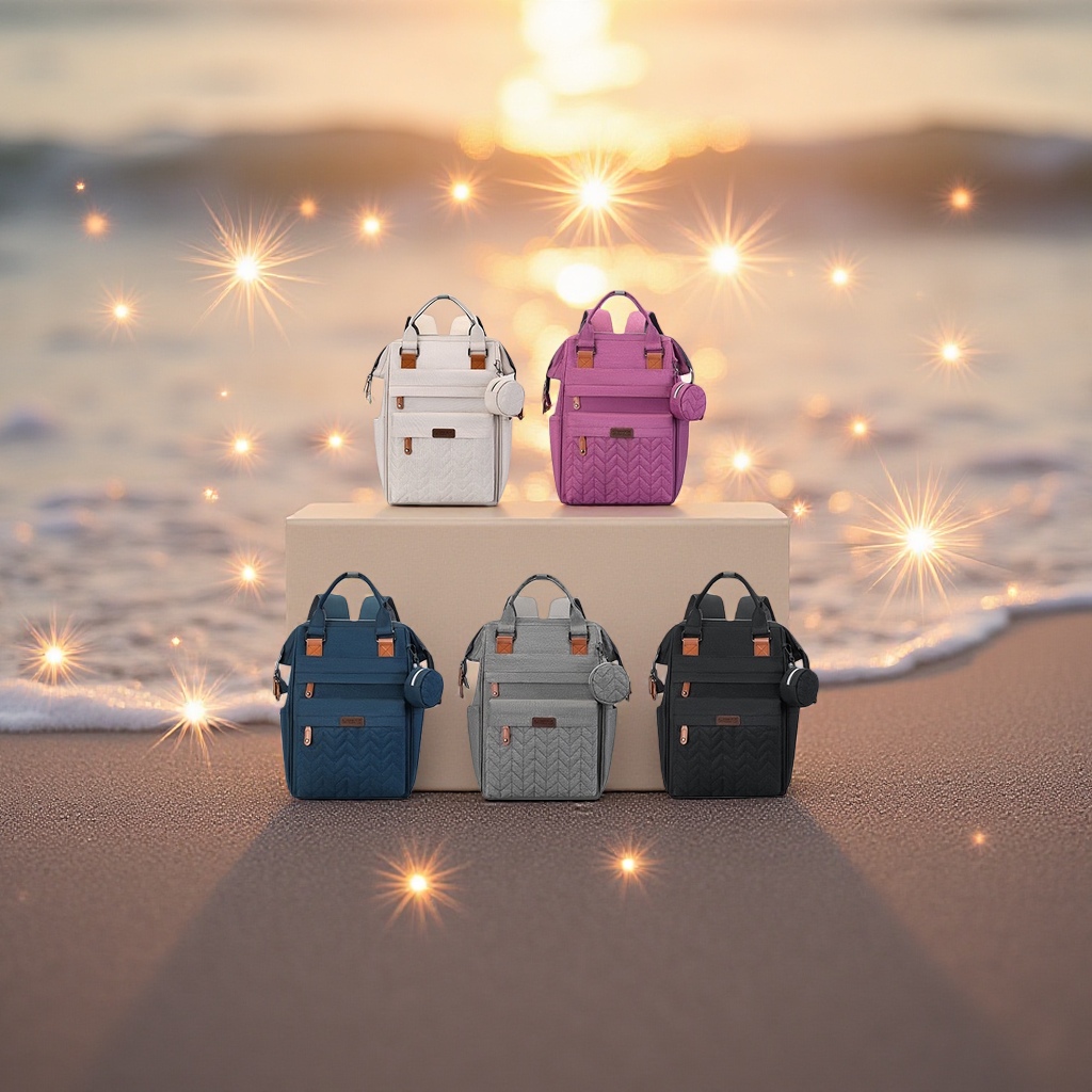 The color display backpack is available in multiple colors and is a fashionable student commuting backpack Specification image