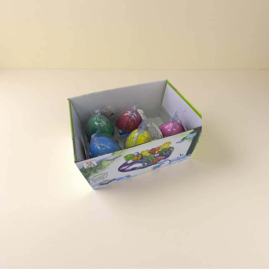 Colorful dinosaur egg toy children's intelligence treasure hunt set can hatch simulation dinosaur models Specification image