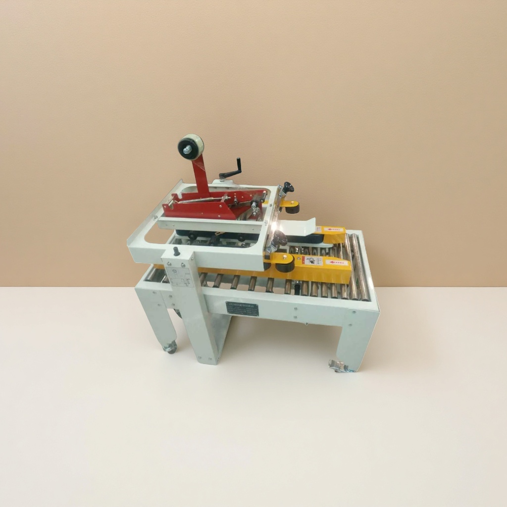 The source factory of fully automatic 6050 carton sealing machine, left and right drive carton sealing machine, e-commerce express packaging machine details Picture